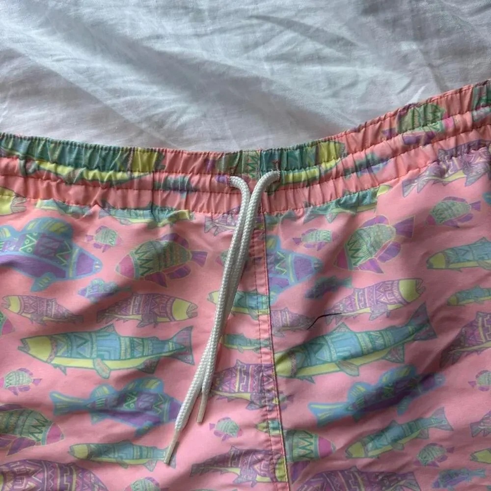 Vintage chubbies pink swim shorts